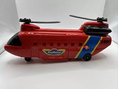 Vintage Galoob Micro Machine Chinook Cargo Transport Chopper U-897 Storage • $7.99