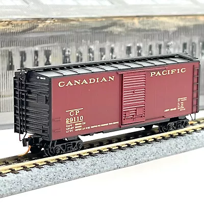 Micro-Trains Canadian Pacific Standard Pax Service Equipped Boxcar 29110 N Scale • $39.99