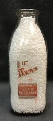 $11.97 • Buy Mowrer's Farms Bethlehem Pa Pennsylvania Quart Bottle Glass Milk Cottage Cheese