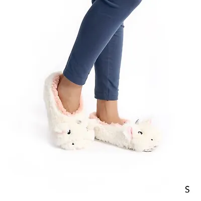 Snuggly Kids Slippers Unicorn Large Size 3/4 • $19.95