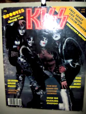 KISS GROOVES Vol 2  1978 66 Pages NO Poster Ace Frehley Peter Criss Very COOL • £42.75