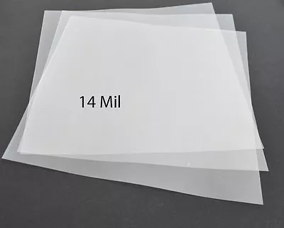 14Mil .35mm Clear Mylar Sheet Blank For Stencils Airbrush Quilting 12 X12  3Pack • $12.99