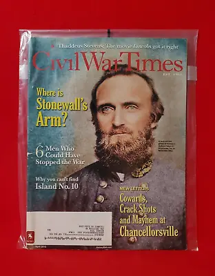 Civil War Times April 2013 Magazine Thomas J Stonewall Jackson • $4.77