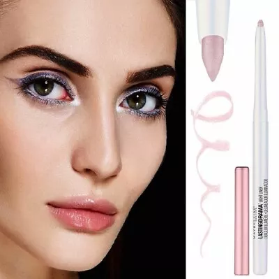 Maybelline Master Drama Pencil Eye Liner Lightener 25 Glimmer Pink Rose • $7.48