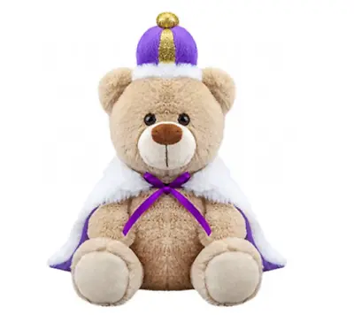 £14.95 • Buy King Charles III Coronation Teddy Bear With Crown & Cloak Novelty Gift Souvenir