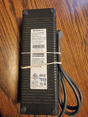 $11.99 • Buy Genuine OEM Microsoft Xbox 360 AC Power Supply Brick 175W Model HP-AW175EF3