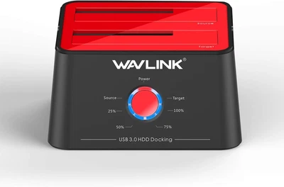 £38.59 • Buy Hard Drive Clone Docking Station HDD Dual-Bay Dock USB 3.0 To SATA External Dua