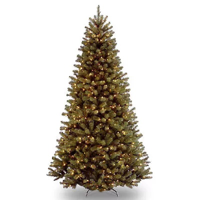 North Valley Spruce Hinged Pre-Lit 900 Clear Lights Green Christmas Tree 9 Ft • $399