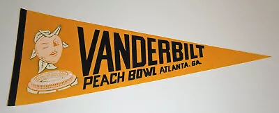 1974 Vanderbilt Commodores Peach Bowl Pennant Football University Old NCAA Vandy • $29.95