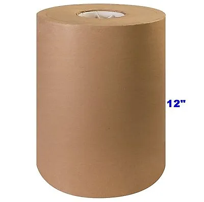 $46.95 • Buy 12  X 1200' Brown Kraft Paper Roll 30# Shipping Wrapping Packaging Cushioning
