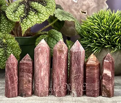 Wholesale Lot 1 Lb Natural Red Lepidolite Obelisk Tower Point Crystal Healing • $30