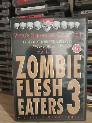 Zombie Flesh Eaters 3 - Dvd - Vipcos Screamtime Collection - Uncut Cult Title • £4