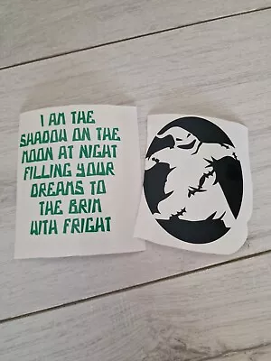 Oogie Boogie Sticker Halloween Car Bottle Window Nightmare Vinyl Transfer Decal  • £2