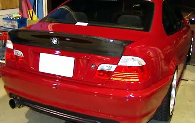 CSL Real Carbon Fiber Trunk Spoiler Wing For BMW E46 M3 328i 330i Sedan 4D 99-05 • $159