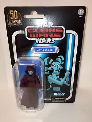 Star Wars The Vintage Collection Aayla Secura The Clone Wars VC217 • $19.99