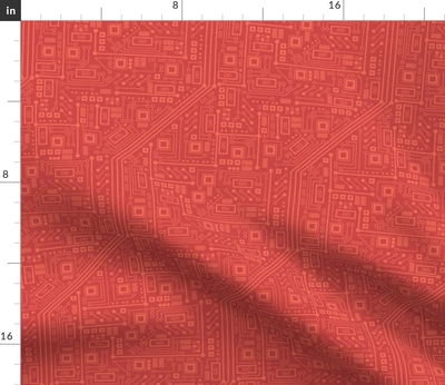$18 • Buy Computer Circuit Board Electricity Electric Robot Spoonflower Fabric By The Yard