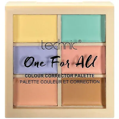 Technic All For One Colour Corrector Palette - Concealer Anti Redness Dullness • £4.19