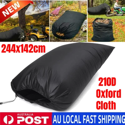 $18 • Buy Lawn Tractor Leaf Bag Mower Catcher Riding Grass Sweeper Rubbish Bag Drawst New