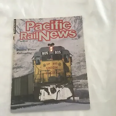 Pacific Rail News Magazine Apr 1986 #269 Railroad Winter Trains Ft Collins • $4