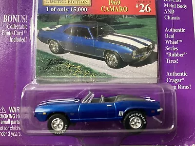 1969 Chevy Camaro Convertible 1:64 Scale Diecast By Johnny Lightning • $8.95