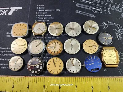 Vintage Timex Citizen Elgin Watch Movements Used Parts/Repair Only • $1