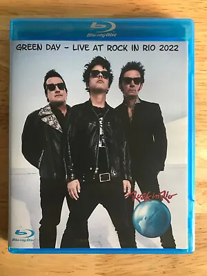 Green Day - Live In Rio 2022 Blu-ray Billie Joe Armstrong Mike Dirnt Rock • $16.55