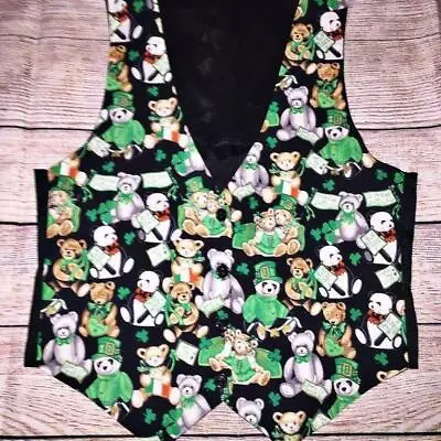 $25 • Buy Vintage Robyn-Lyn St Patricks Day Vest Size S/M