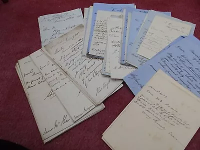 £40 • Buy Bundle Approx 70 Handwritten Letters Solicitor Death Estate Related 1854 - 1929