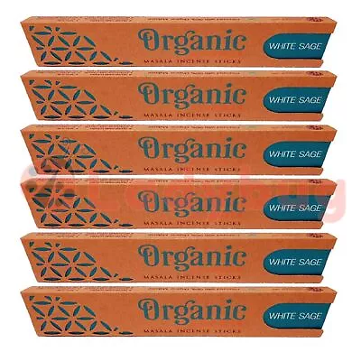 ORGANIC GOODNESS INCENSE - WHITE SAGE SCENTS Meditation Aroma Fragrance • $8.95