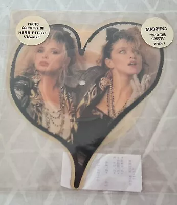 MADONNA Into The Groove 1985 UK 7  SHAPED Vinyl Picture Disc Single W8934P • $149.35