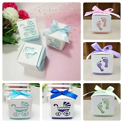 £3.75 • Buy BABY SHOWER Gender Reveal Party Candy Goody Favors Paper Gift Box 5x5x5cm 