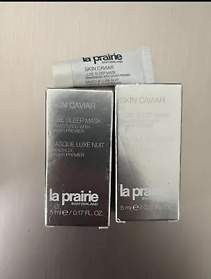 (2) La Prairie Skin Caviar Luxe Sleep Mask 0.17oz/ 5ml NIB • $30