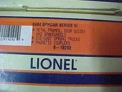 Lionel-------# 19292-----postwar 6464  Set Vi Boxcar 3 Pak • $114.99