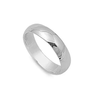 SOLID Sterling Silver Band Comfort Fit Ring Genuine 925 Wholesale Mens Womens • $16.49