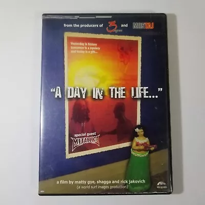 A Day In The Life By Matty Gye Rick Jakovich DVD Metallica Mars Volta Surfing • $9.99