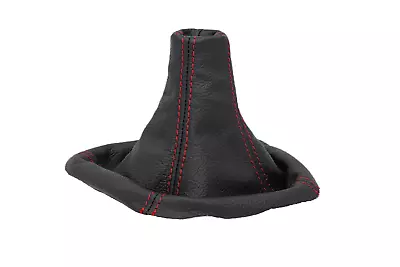 For Seat Ibiza 6J Custom Shift Boot Black And Red Stitching • $45