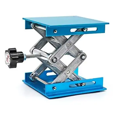 Lab Jack Stand Table Lift Aluminium Oxide Laboratory Support Jack Platform Lab L • $29.22