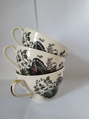 Set Of 3 Vintage Mason's Ironstone Fruit Basket Cup Cottage Core Granny Crazing • $28.50