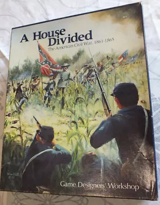 A House Divided: American Civil War (Games Designer's Workshop) *Punched* • £25