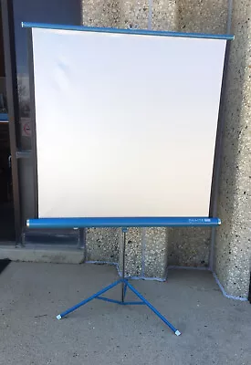 Vintage Da-Lite 40 X40   Projector Screen Lightly Used Portable NICE! LOOK! • $74.95