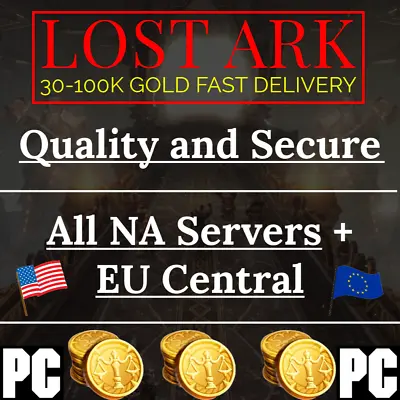 💥 Lost Ark 100K Gold (EU Central US East West South America) - 100000 100.000 • £18.99