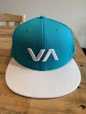RVCA Fitted Hat Cap Real White Size 7 1/4 Ruca • $20