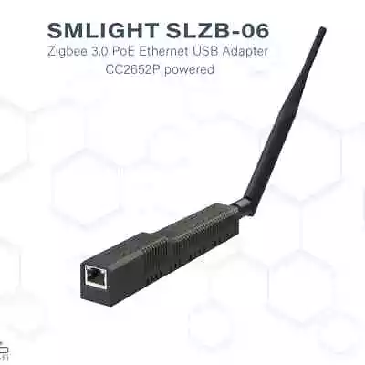 SMLIGHT SLZB-06 CC2652P Zigbee Ethernet PoE LAN WiFi USB Gateway Adapter ZHA Z2M • $79.88