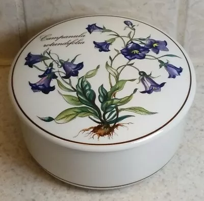 Villeroy & Boch Botanica Campanula Rotundifolia Round Porcelain Trinket Box 4” • $19.99