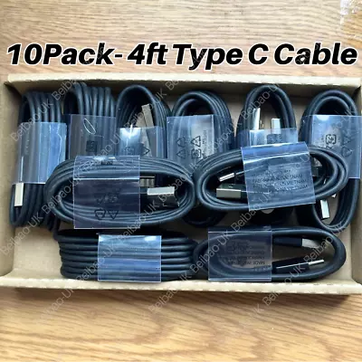 Lot Of 10X Wholesale USB C Cable Fast Charger Type C Cord For Samsung S9 Android • $13.82