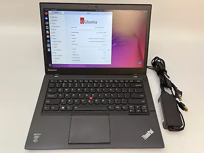 Lenovo ThinkPad T440S I5-4300 @ 1.9GHz | 128GB SSD | 4 GB RAM | UbuntuOS | #1091 • $74.99