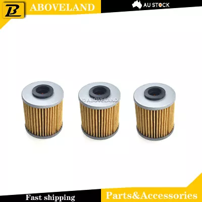 3 PACK KIT OIL FILTER FIT Suzuki RMZ450 2012 2013 2014 2015 2016 2017 2018 2019 • $26.99