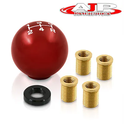 For Infiniti 12X1.25mm 5-Speed Round Shift Shifter Knob Threaded Truck SUV Red • $12.99