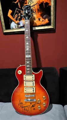 £4531.52 • Buy Ace Frehley SUNBURST Epiphone Gibson Guitar SIGNED AUTOGRAPH 1997 AFSEG826