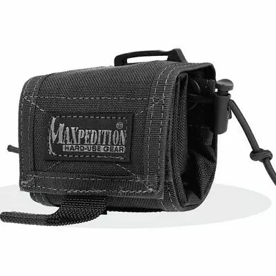 Maxpedition Rollypoly MM Folding Utility Rugged Dump Pouch Design Black 0208B • $38.83